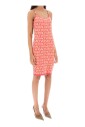 robe-rose-sans-manches-col-rond