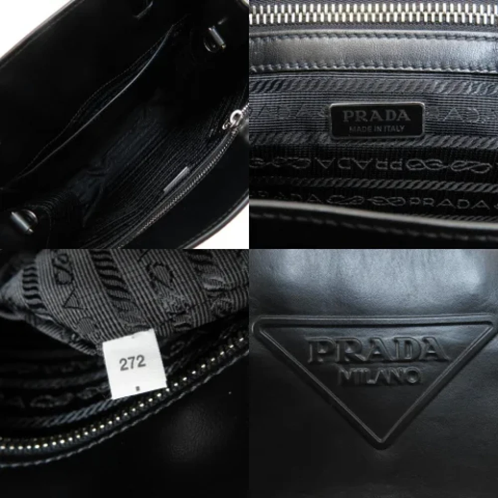 Prada Vintage Pre-owned Fabric prada-bags Black Dames