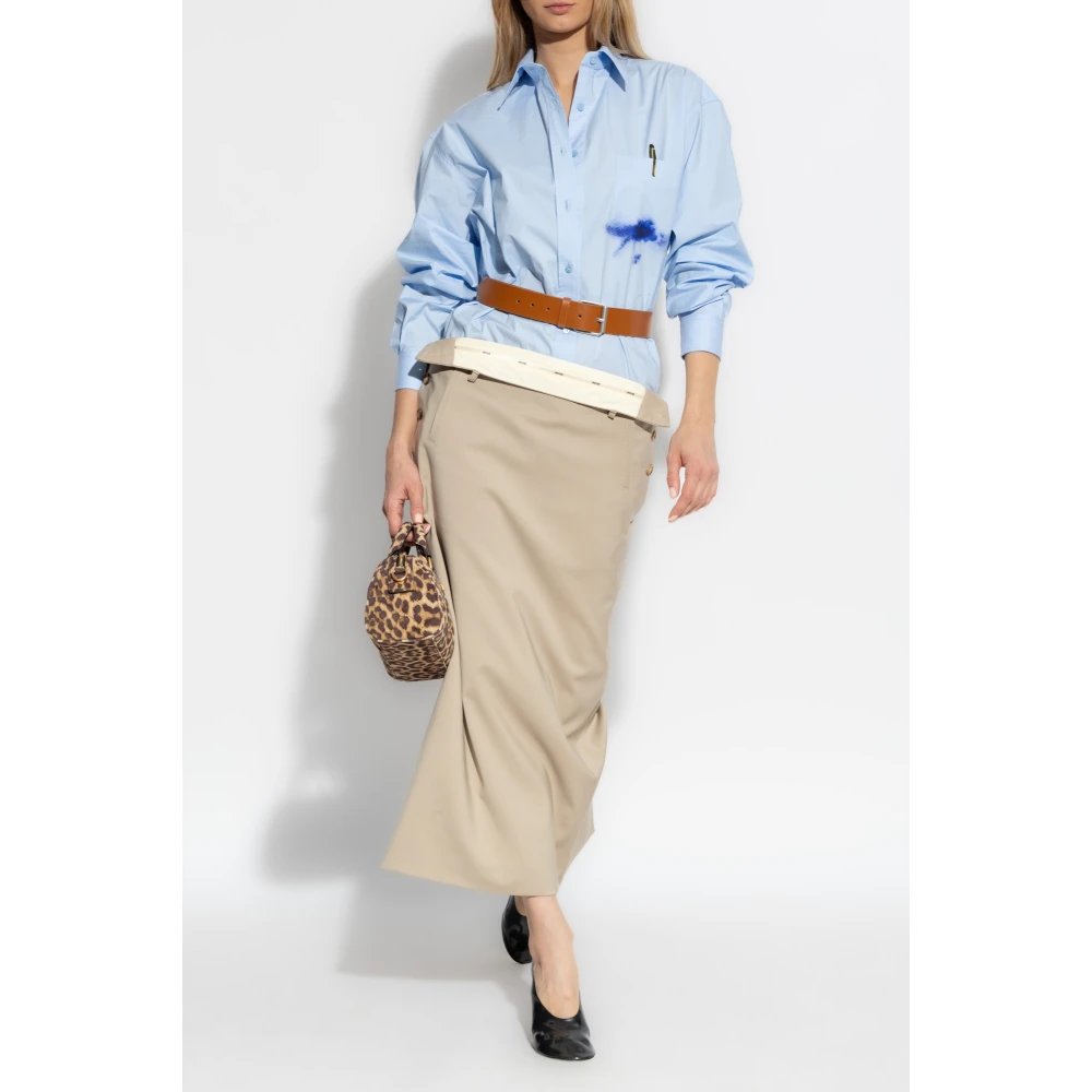 Moschino Wollen rok Beige Dames