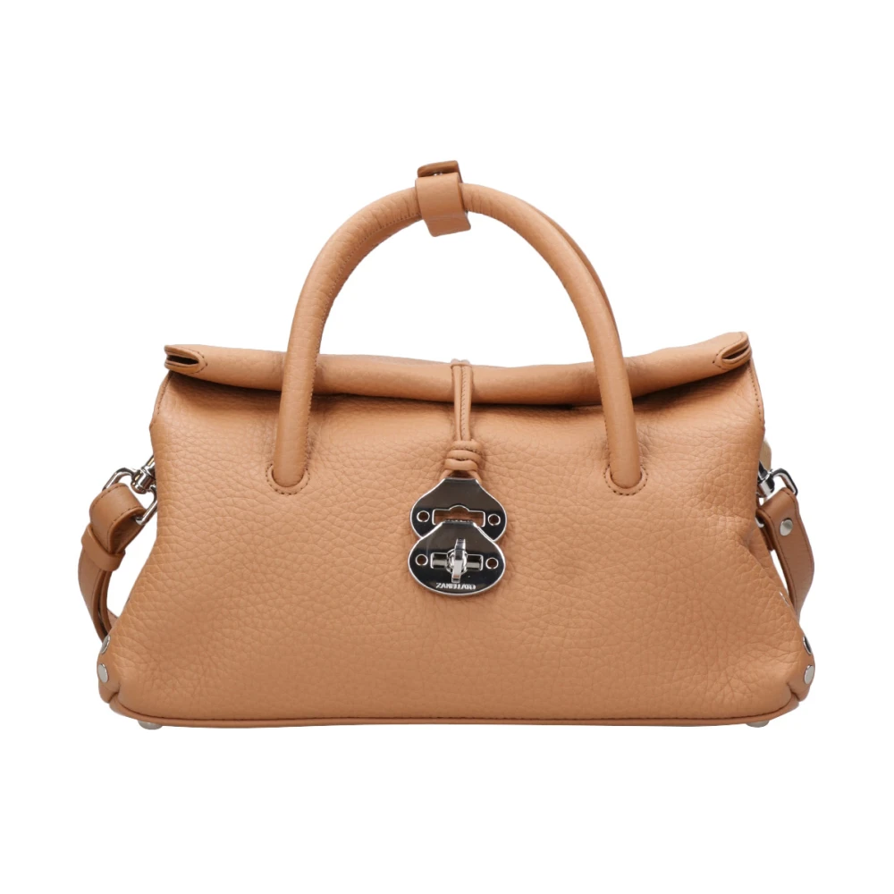 Zanellato Gestructureerde leren tas met unieke kenmerken Brown Dames