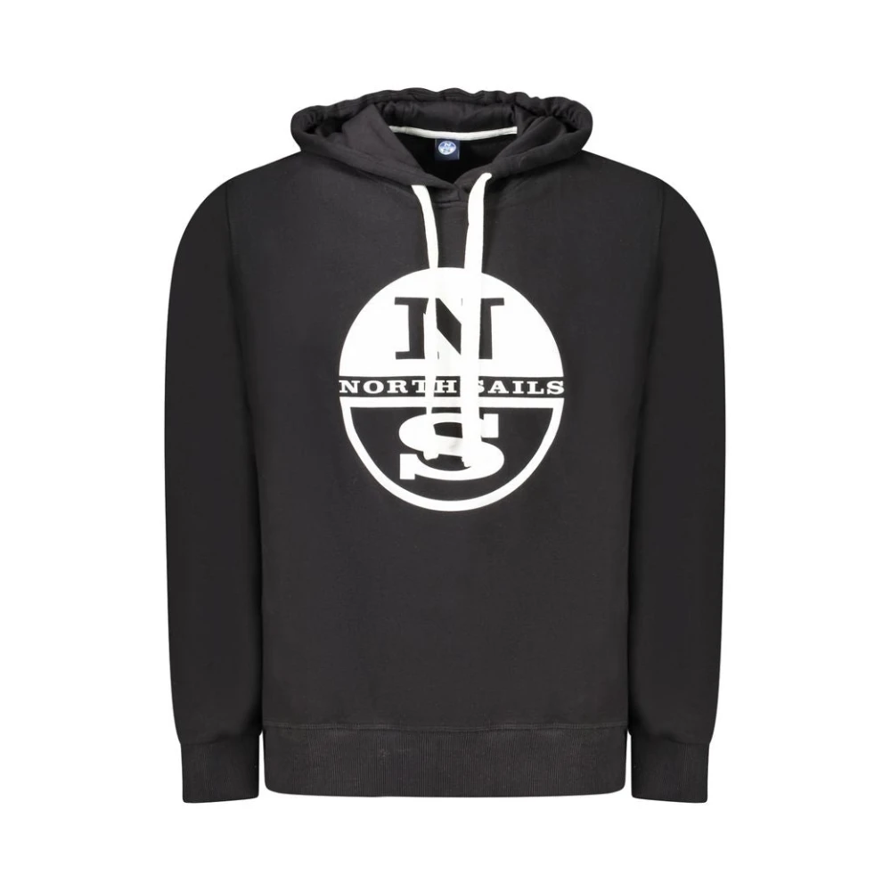 North Sails Zwarte Katoenen Trui Black Heren