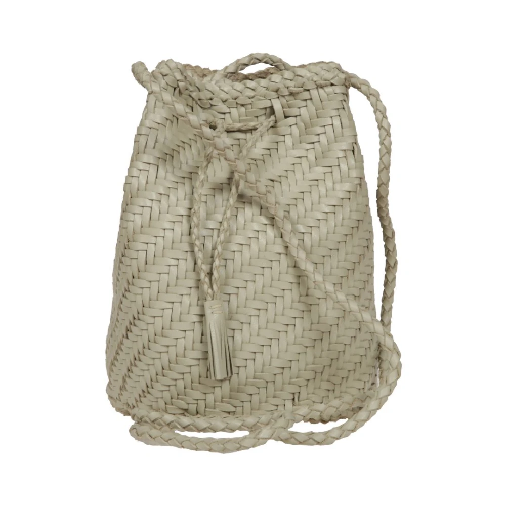 Dragon Diffusion Stijlvolle Leren Tas Beige Dames