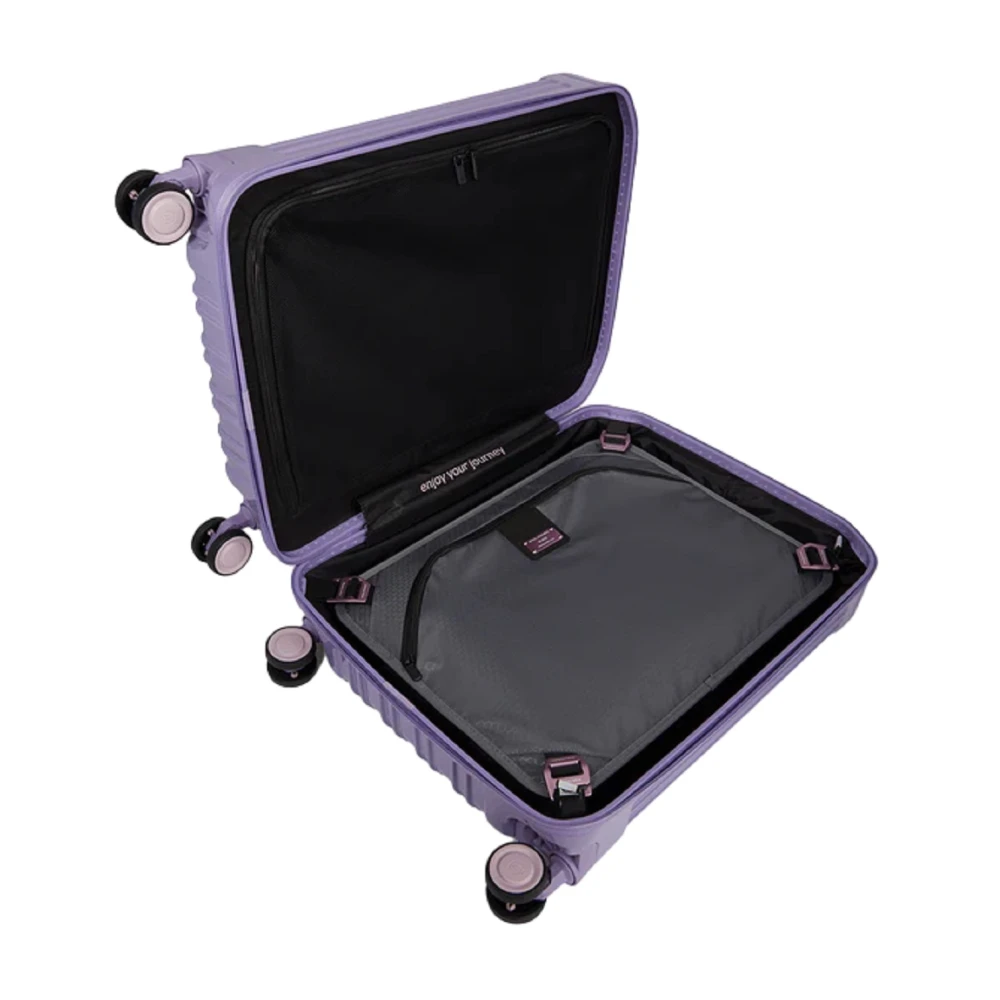 Piquadro Stevige Cabin Trolley met TSA-slot Purple Heren