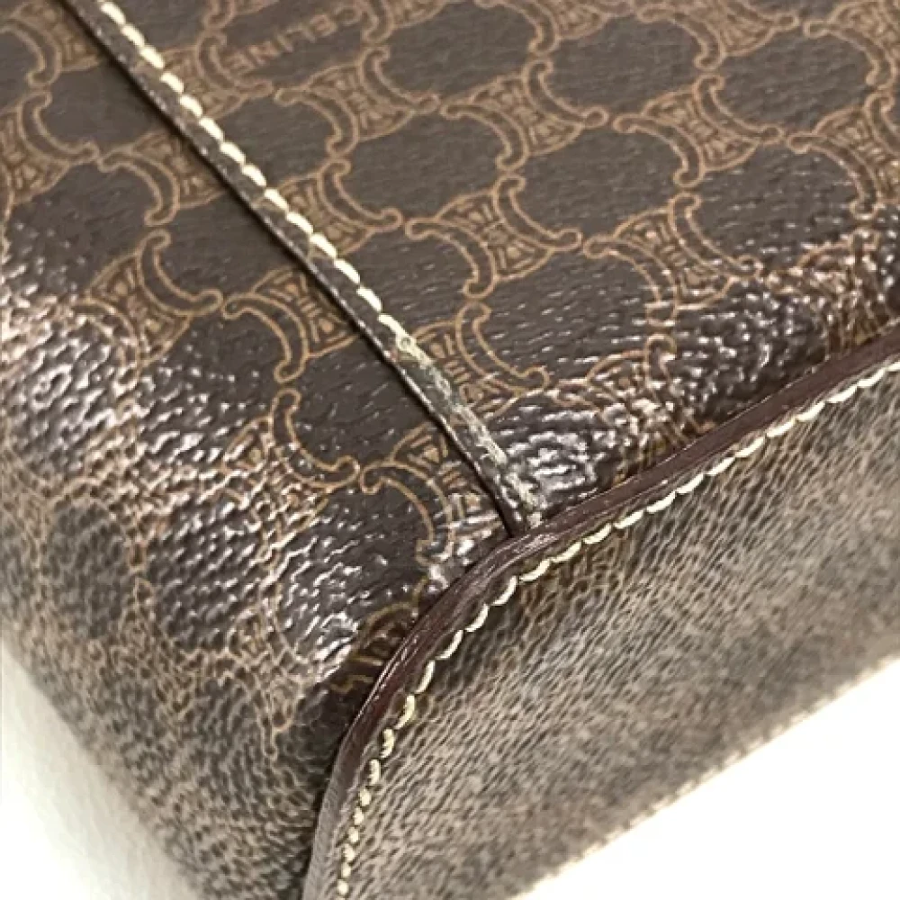 Celine Vintage Pre-owned Leather shoulder-bags Brown Dames