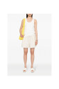 short-popeline-avec-logo-applique