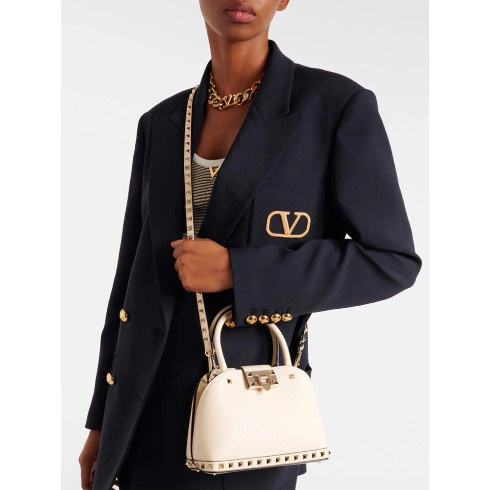 Valentino Garavani Stijlvolle Tote Tas met Uniek Ontwerp Beige Dames