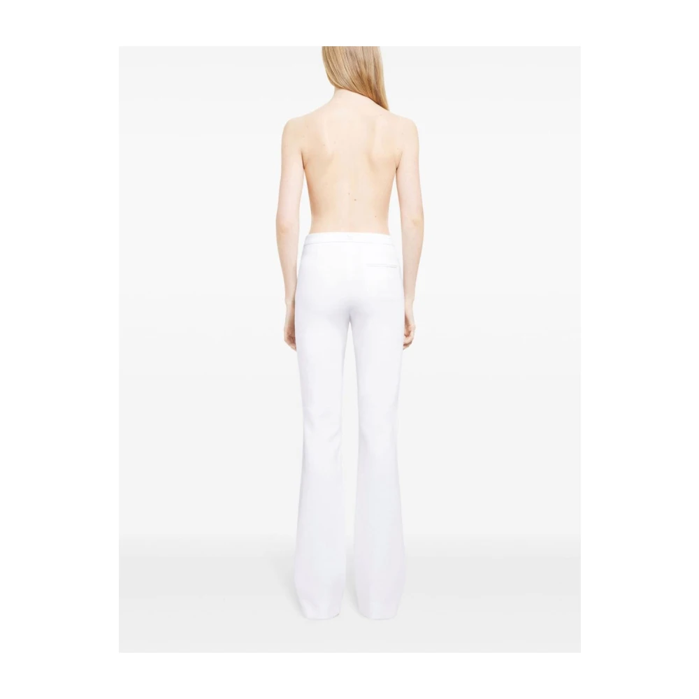 Courrèges Witte Vierkante Hals Top Open Rug White Dames