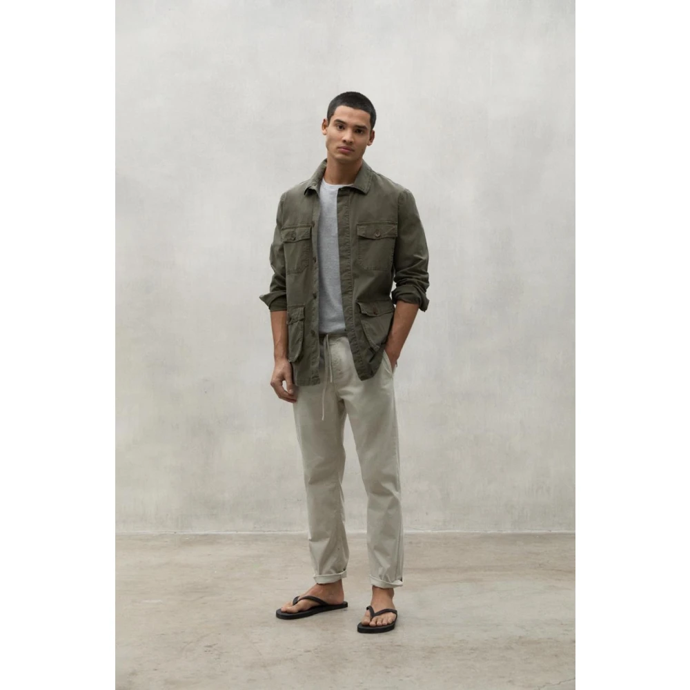 Ecoalf Groene Safari Jas Green Heren
