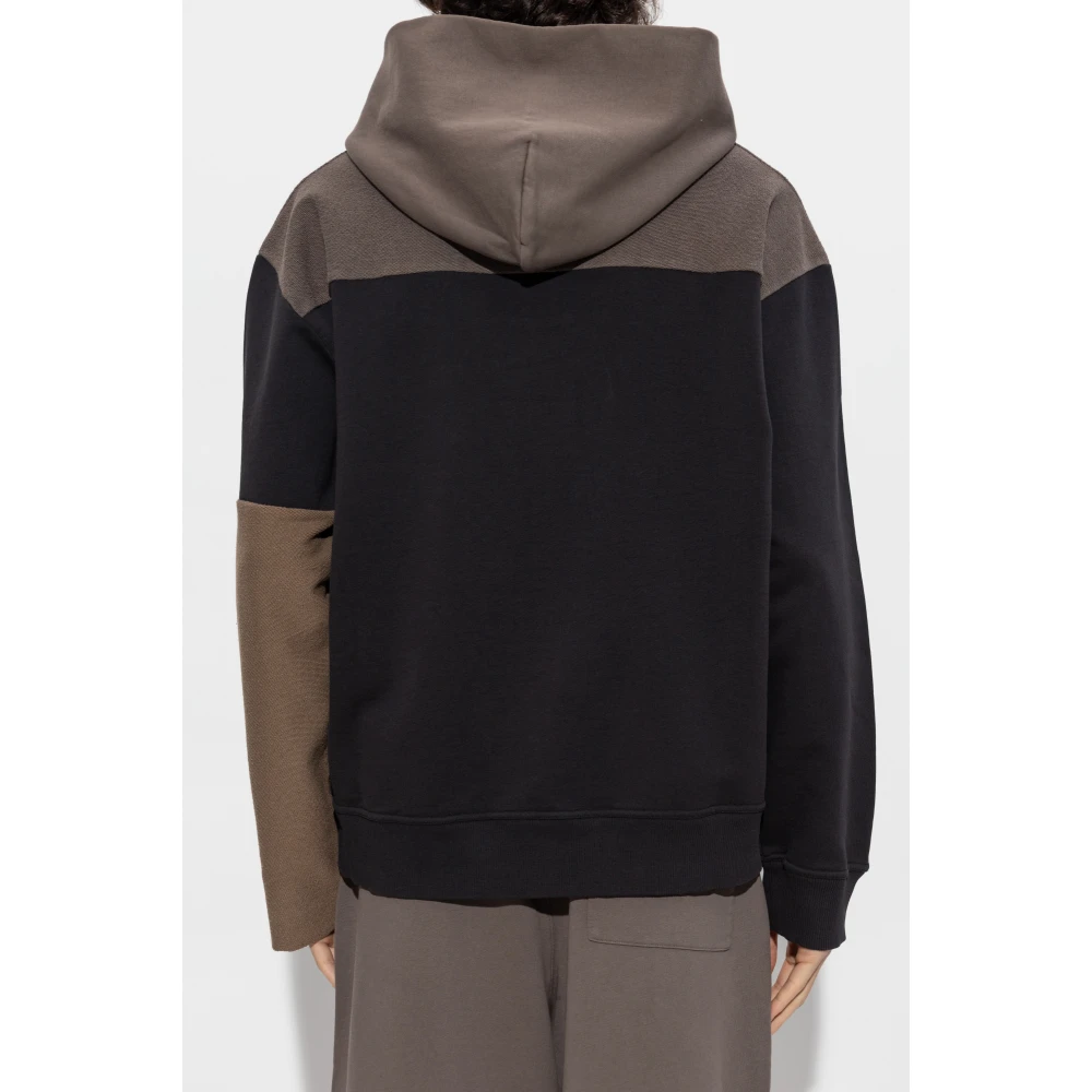 MM6 Maison Margiela Unbrushed Light Jersey Sweatshirt Black Heren