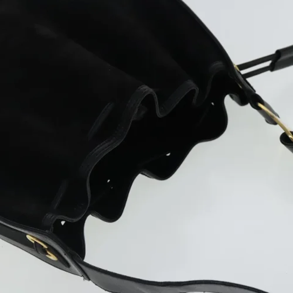 Salvatore Ferragamo Pre-owned Suede shoulder-bags Black Dames