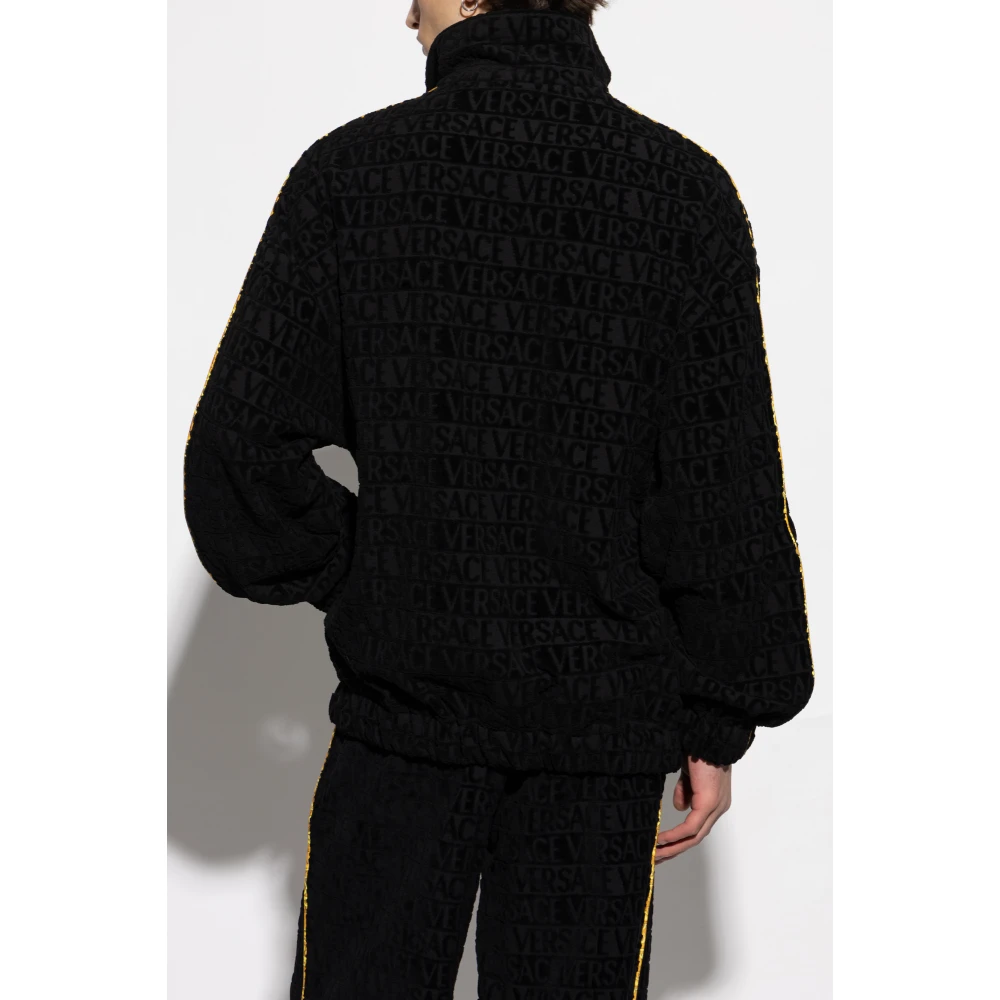 Versace Sweatshirt met logo Black Unisex
