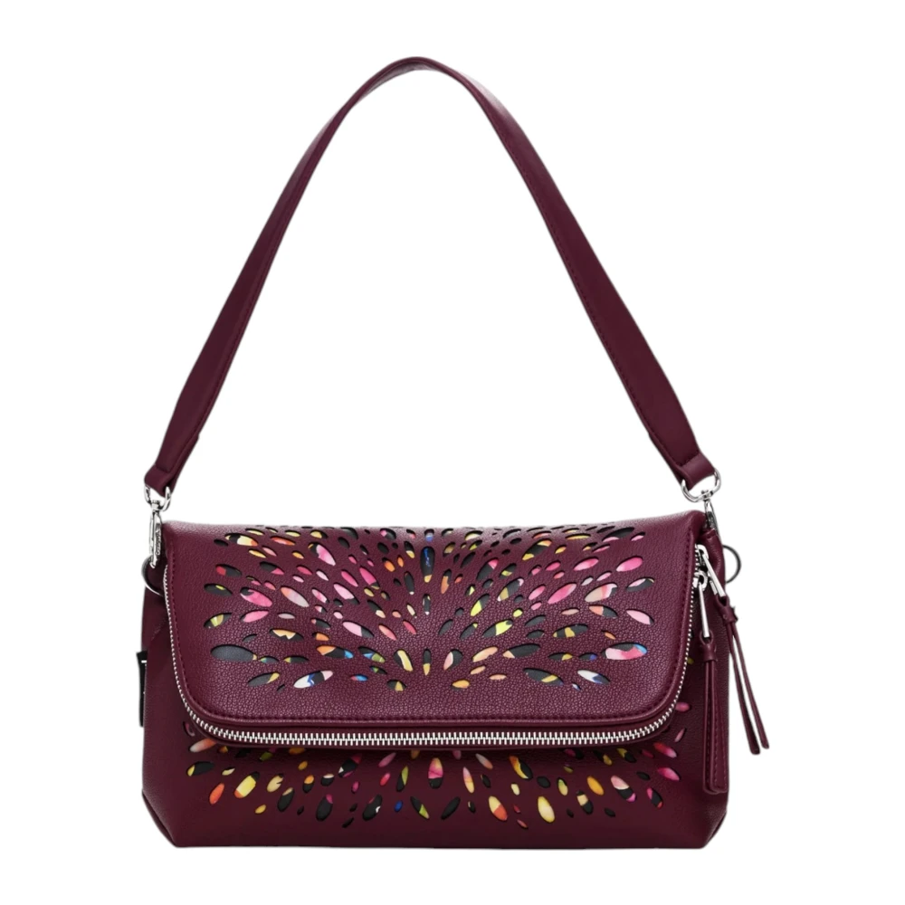 Desigual Blackwell Venec Dames Tas Herfst Winter Collectie Red Dames