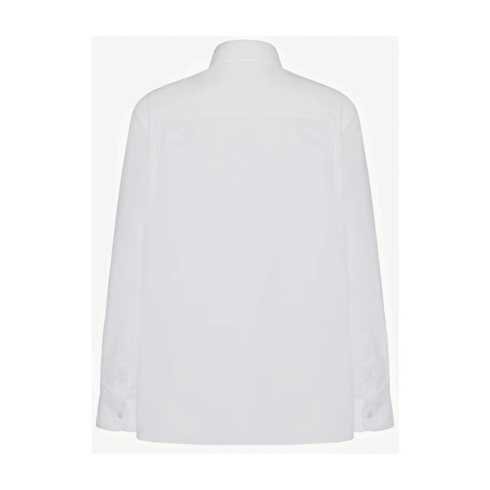 The Row Klassiek Wit Katoenen Overhemd White Heren