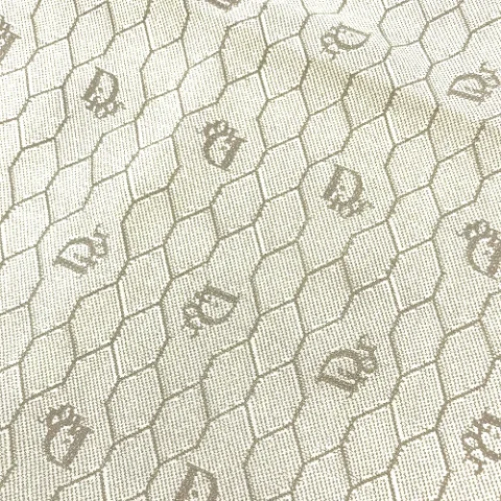 Dior Vintage Pre-owned Silk scarves Beige Dames