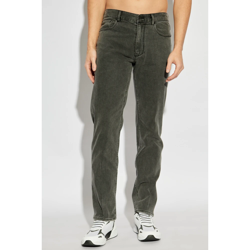 Emporio Armani Straight leg jeans Gray Heren