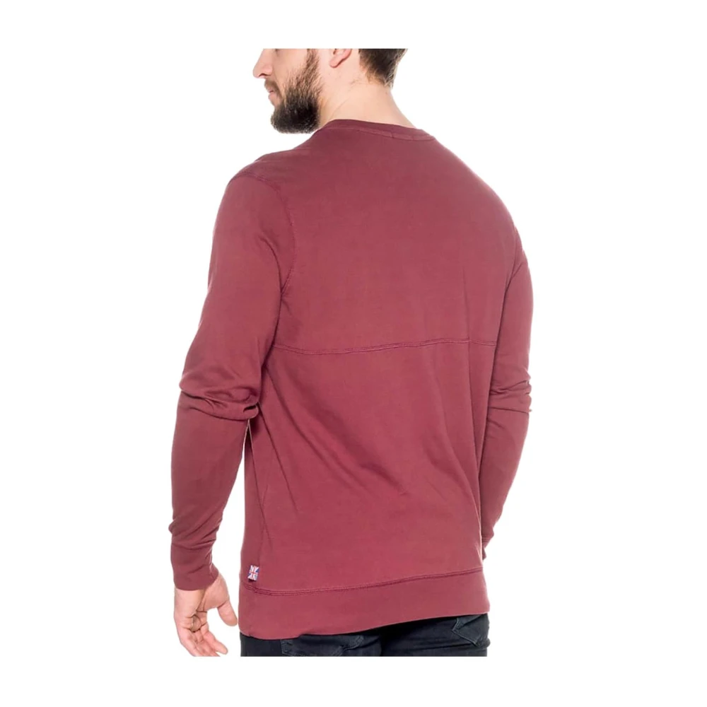 Pepe Jeans Lange Mouw Puppet T-shirt Red Heren