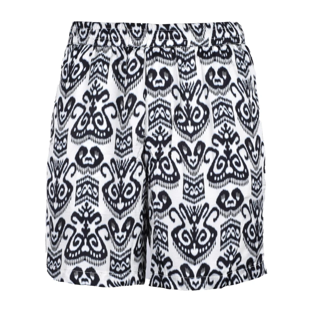 Low Brand Viscose Bermuda Shorts Black Heren