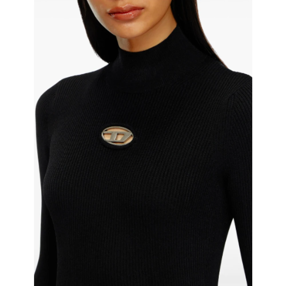 Diesel Zwarte Valari Top voor Vrouwen Black Dames