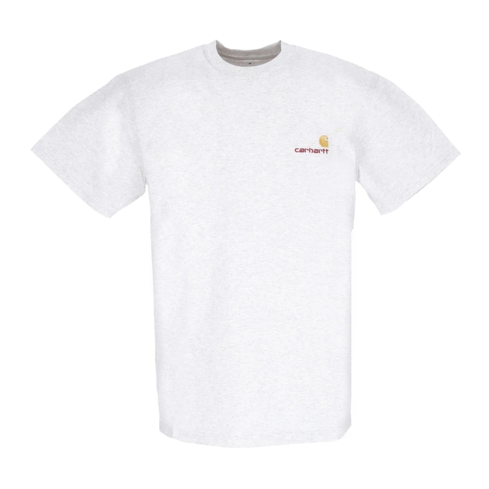 Carhartt WIP Script Tee Soft Fit Geborduurd T-shirt White Heren