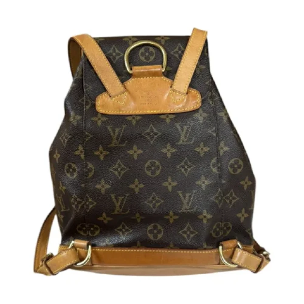 Louis Vuitton Vintage Pre-owned Canvas backpacks Brown Dames