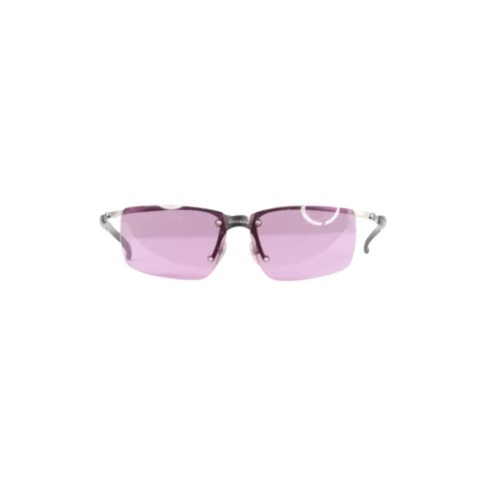 Chanel Vintage Pre-owned Metal sunglasses Purple Dames