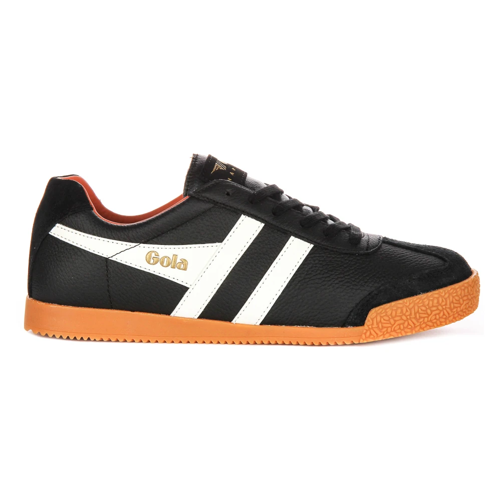 Gola Men's Black Sneakers,, Classic Leather Trainers White Size 7 Uk