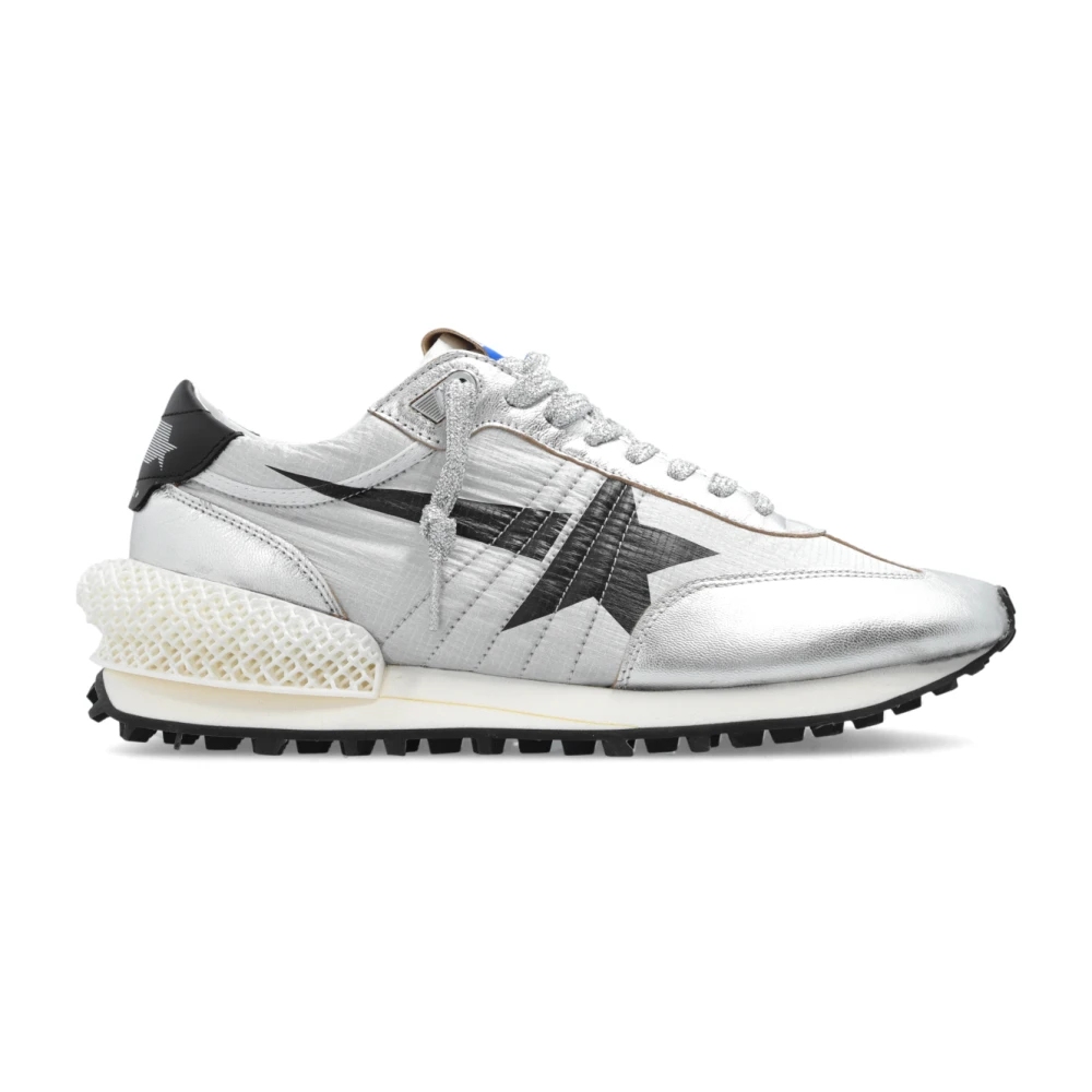 Golden Goose Women's Gray Sneakers, 6 Uk, Running Marathon Trainers