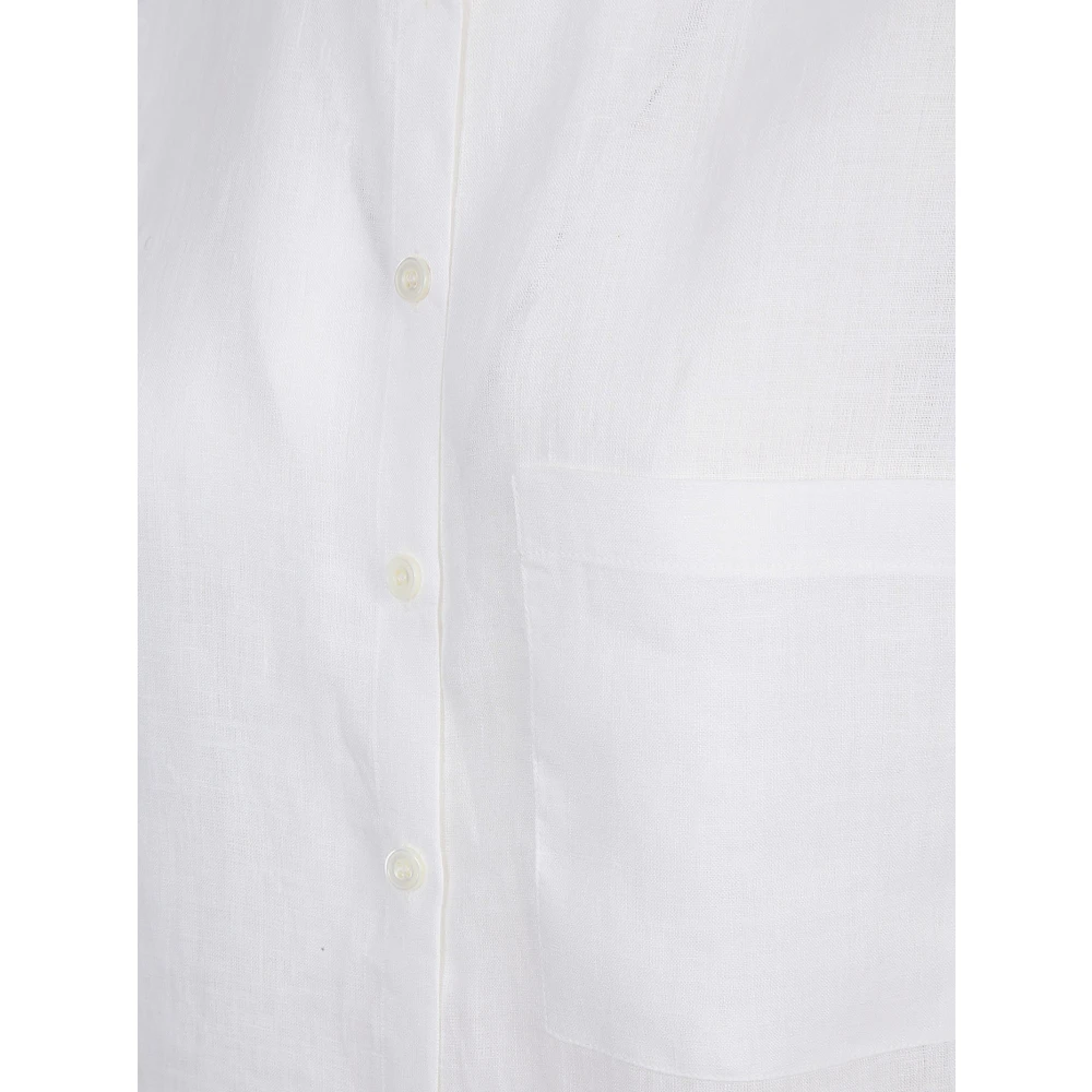Eleventy Short Sleeve Shirts White Dames
