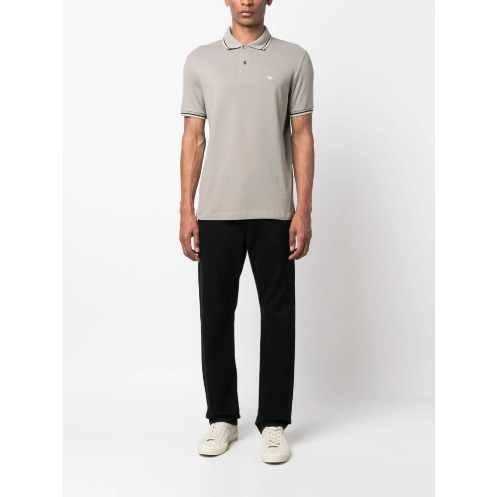 Emporio Armani Dove Grey T-shirts en Polos Gray Heren