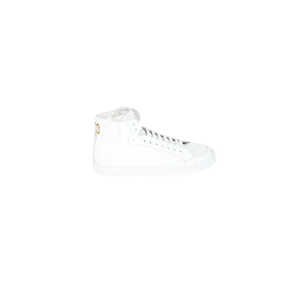 Pantofola d'Oro Metallöglad Läder Sneakers White, Herr