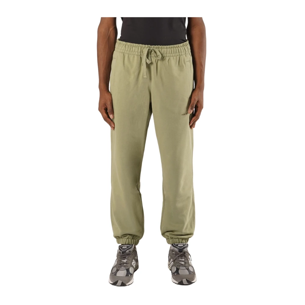 New Balance Green Sweatpants, Male, Xl, Comfortable Joggers