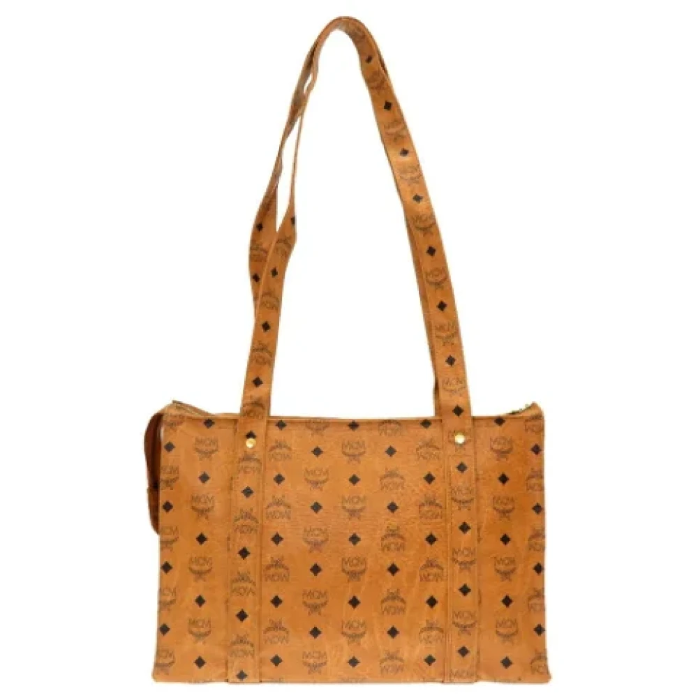 MCM Pre-owned Fabric totes Brown Dames
