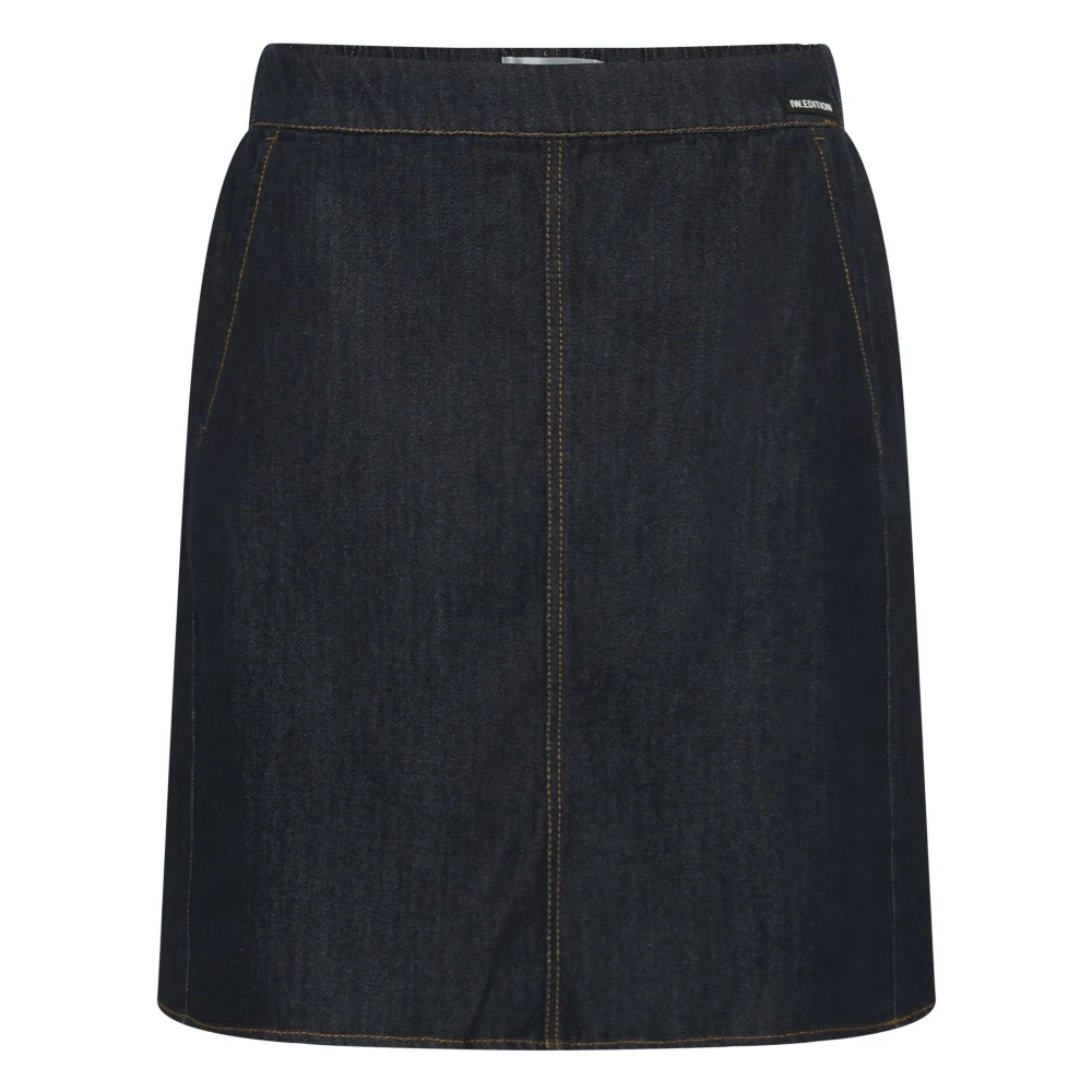 Inwear Blue Glenniw Skirt - Female - Denim Skirts - Xs - Skirts