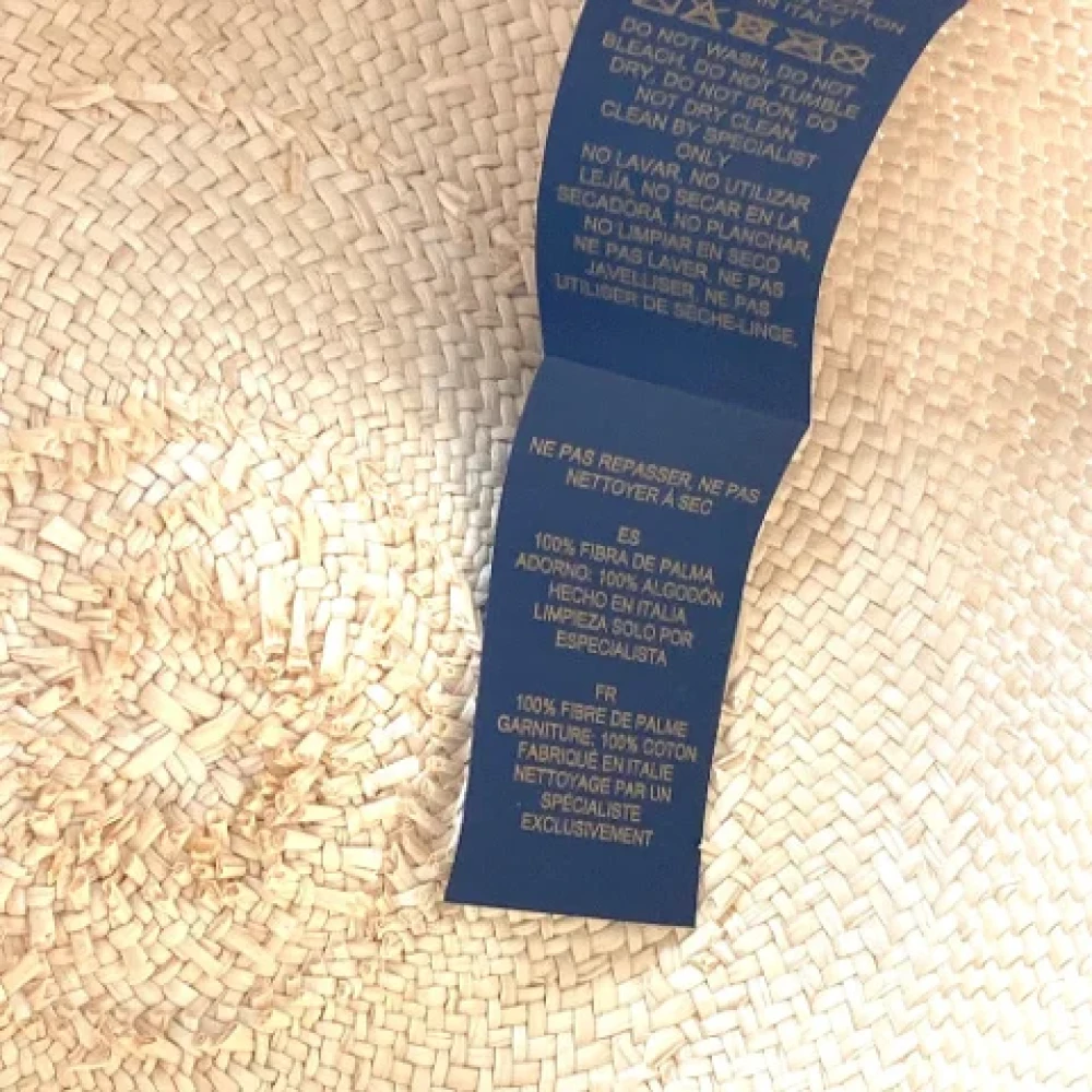 Louis Vuitton Vintage Pre-owned Fabric hats Beige Dames