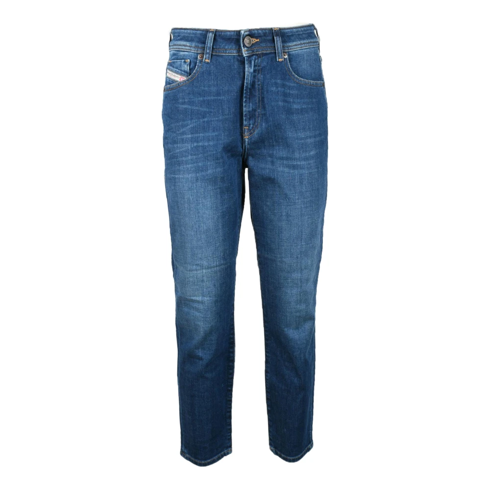 Diesel Katoen Elastaan Jeans Blue Dames