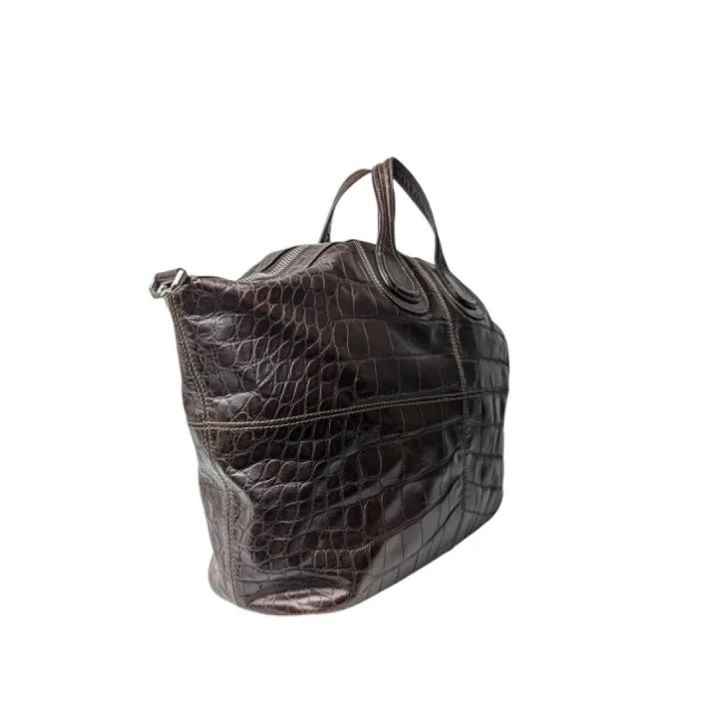 Givenchy Pre-owned Leather handbags Brown Dames