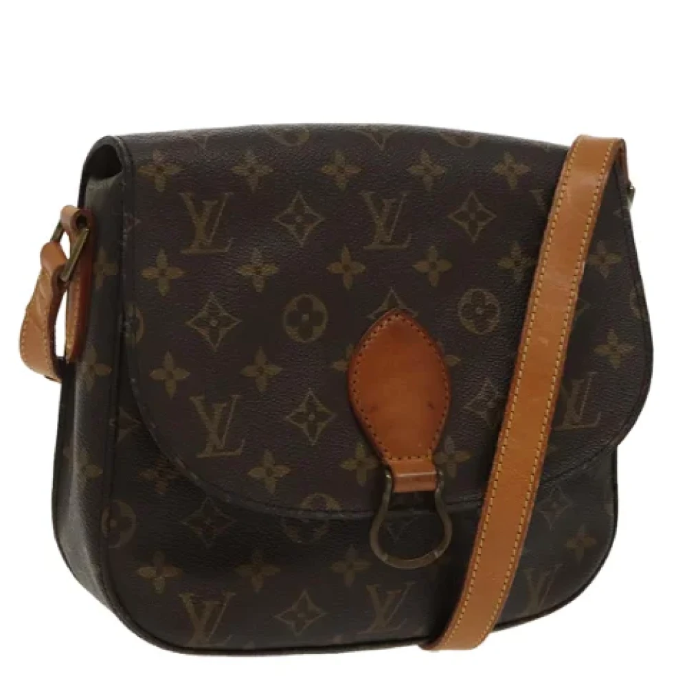 Louis Vuitton Vintage Pre-owned Canvas shoulder-bags Brown Dames