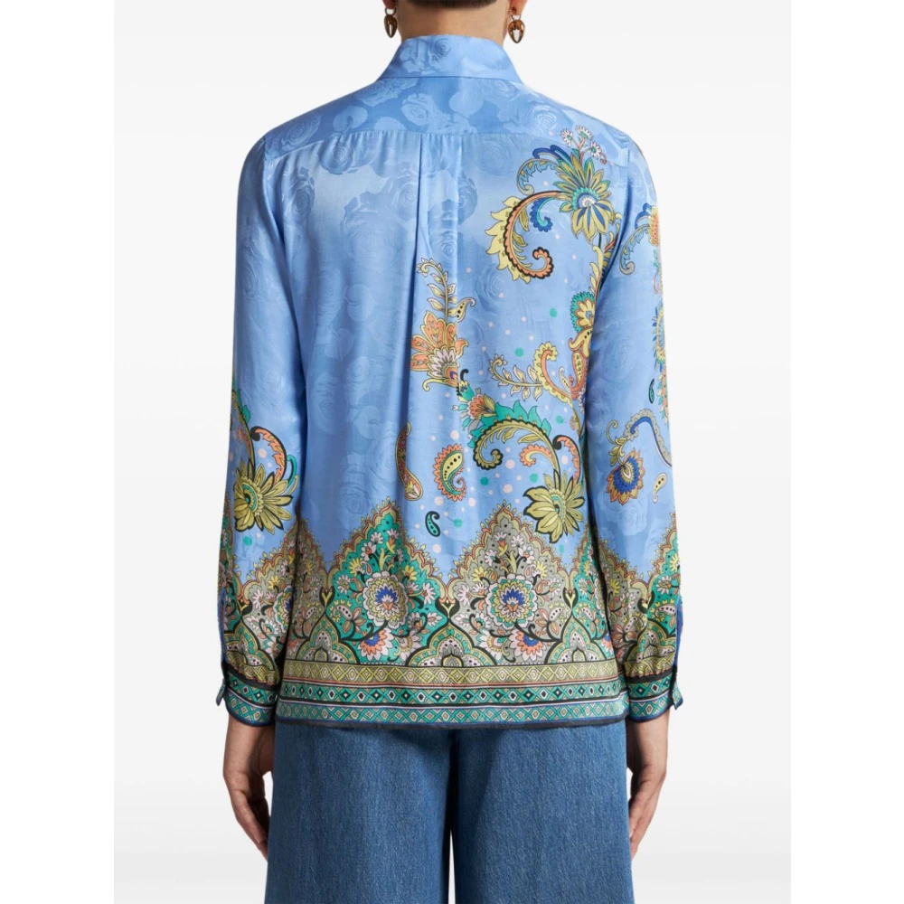 ETRO Stijlvolle Overhemden Collectie Blue Dames