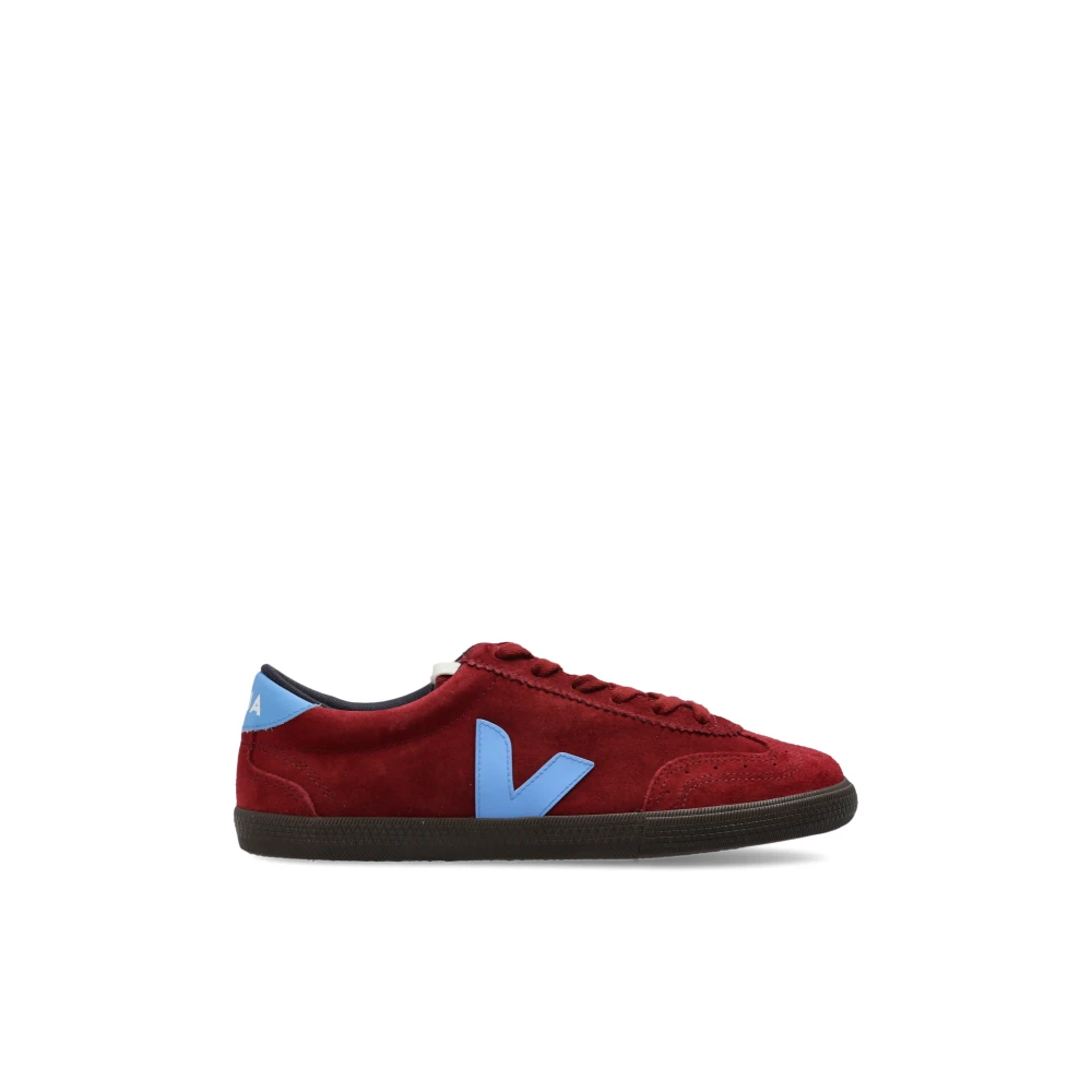 Veja Röd Volley Suede