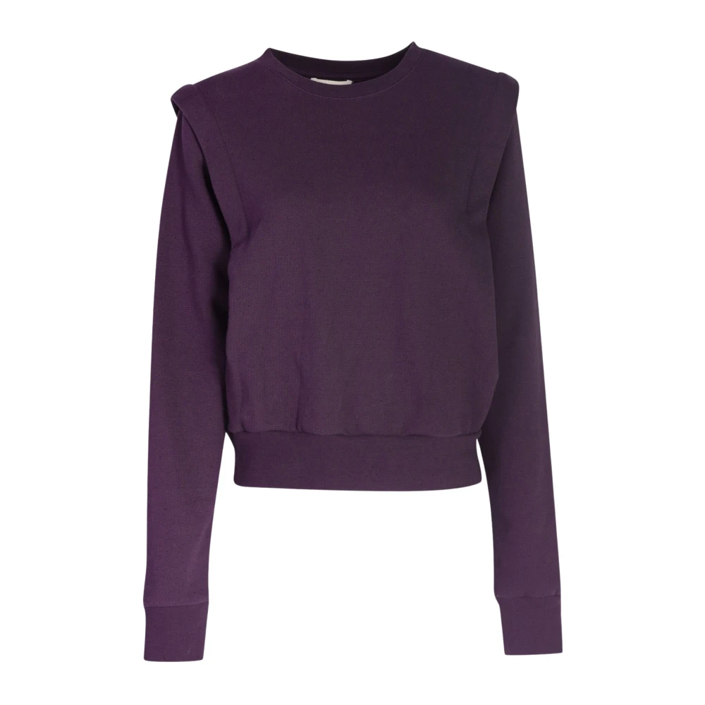 March23 Trui met ronde hals Purple Dames