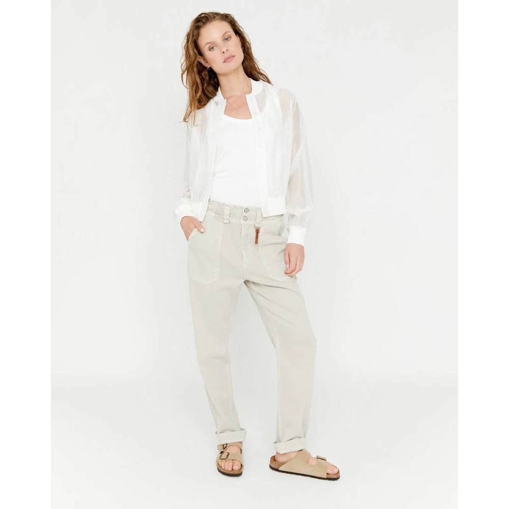 Moscow Lange Mouw Blouse White Dames