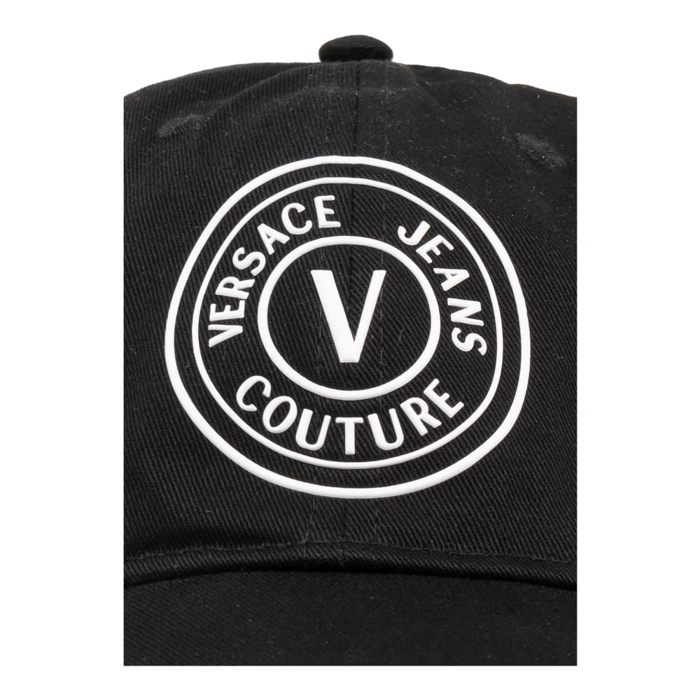 Versace Jeans Couture Baseballpet met logo Black Heren