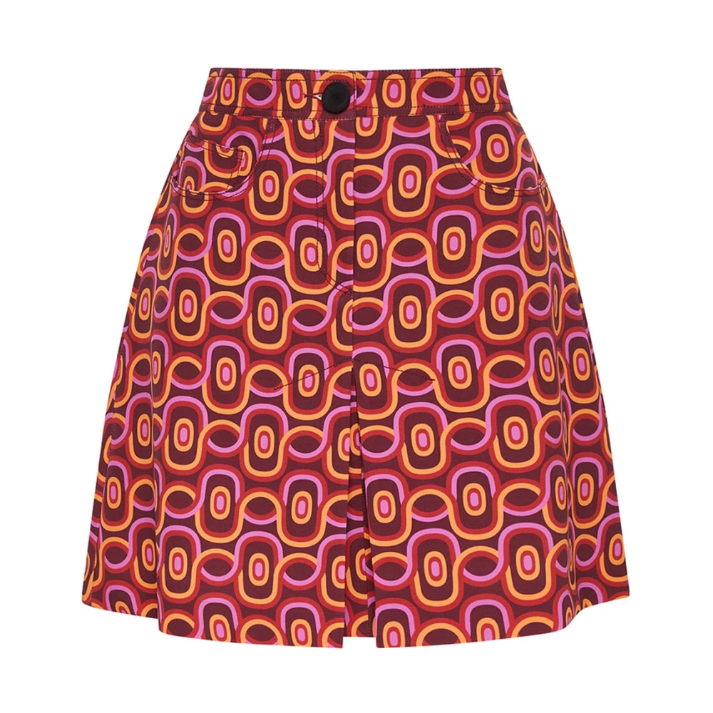 Maliparmi Donna Multicolor Rolling Chain Skirt