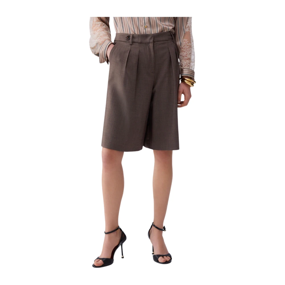 Liu Jo Vrouw Bruin Korte Broeken Dames, S, Pants Ca 6125 T577a