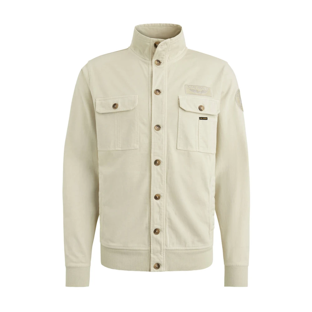 PME Legend Knoopjas Open Einde Jersey Beige Heren