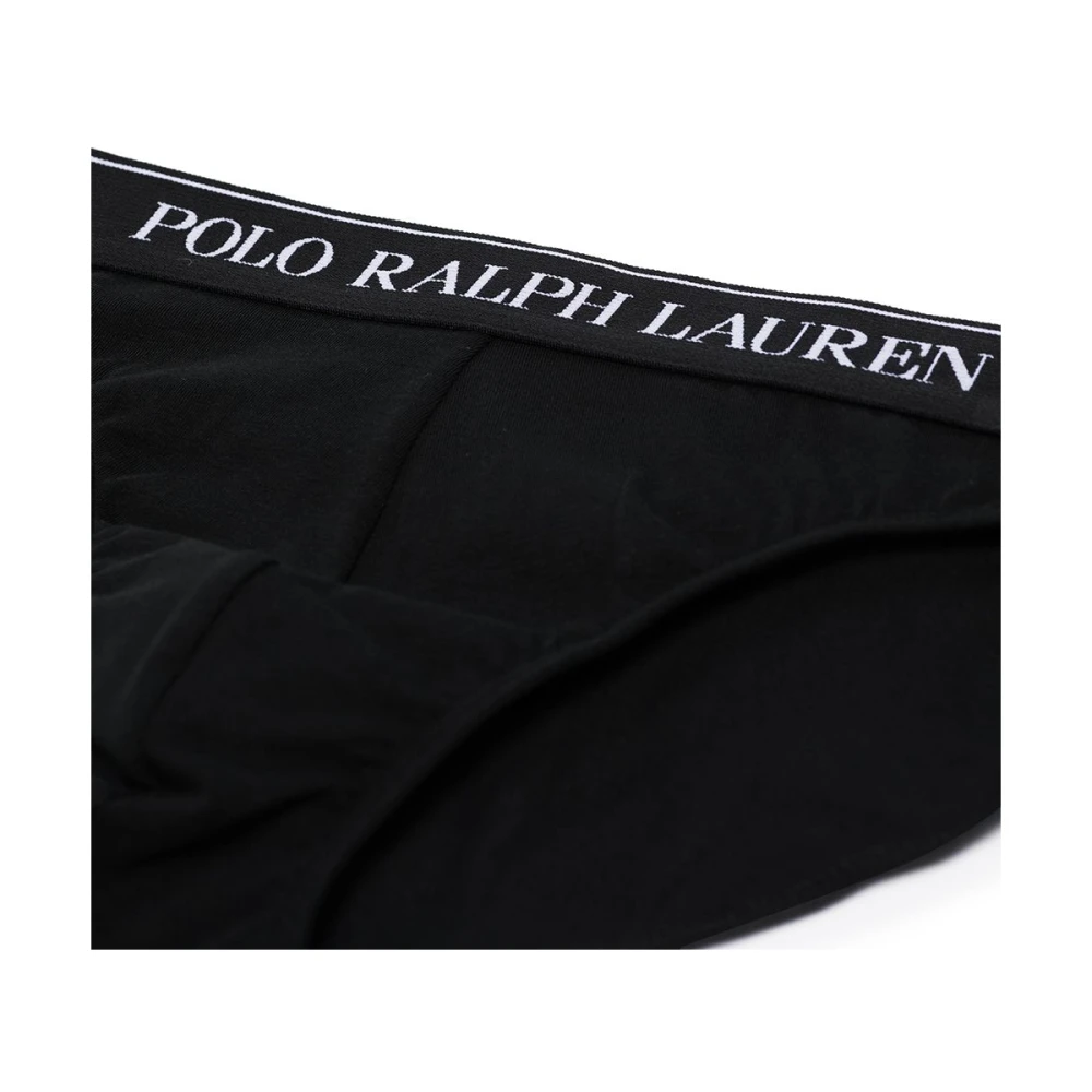Polo Ralph Lauren Zwarte ondergoedpak met logodetails Black Heren