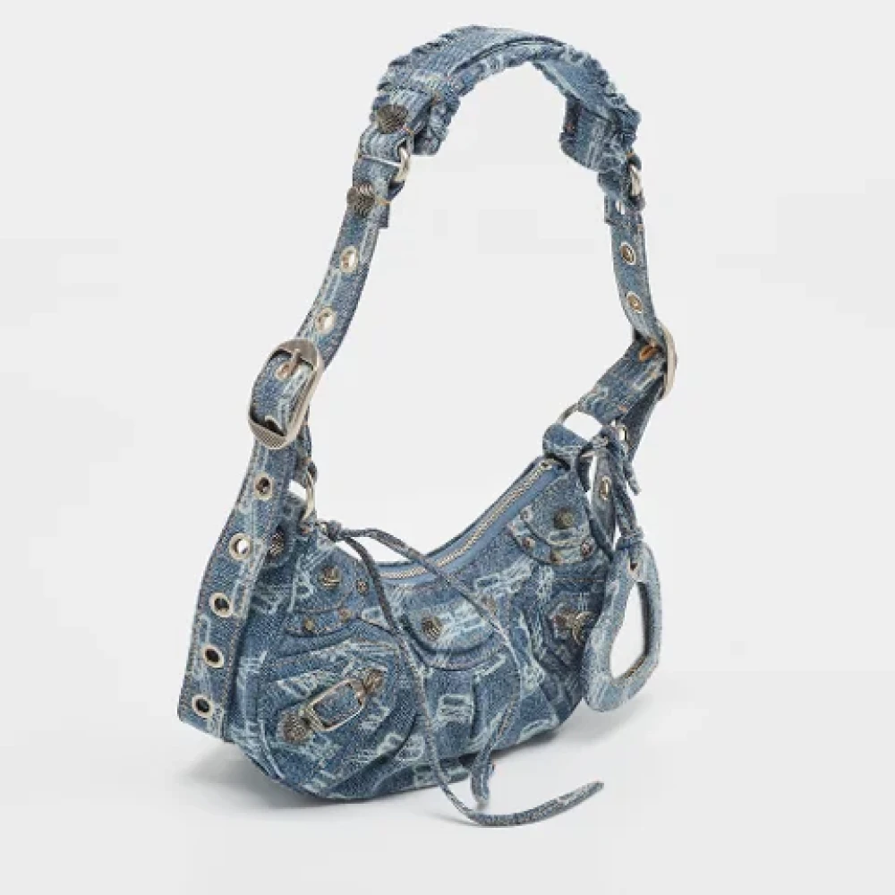 Balenciaga Vintage Pre-owned Denim balenciaga-bags Blue Dames
