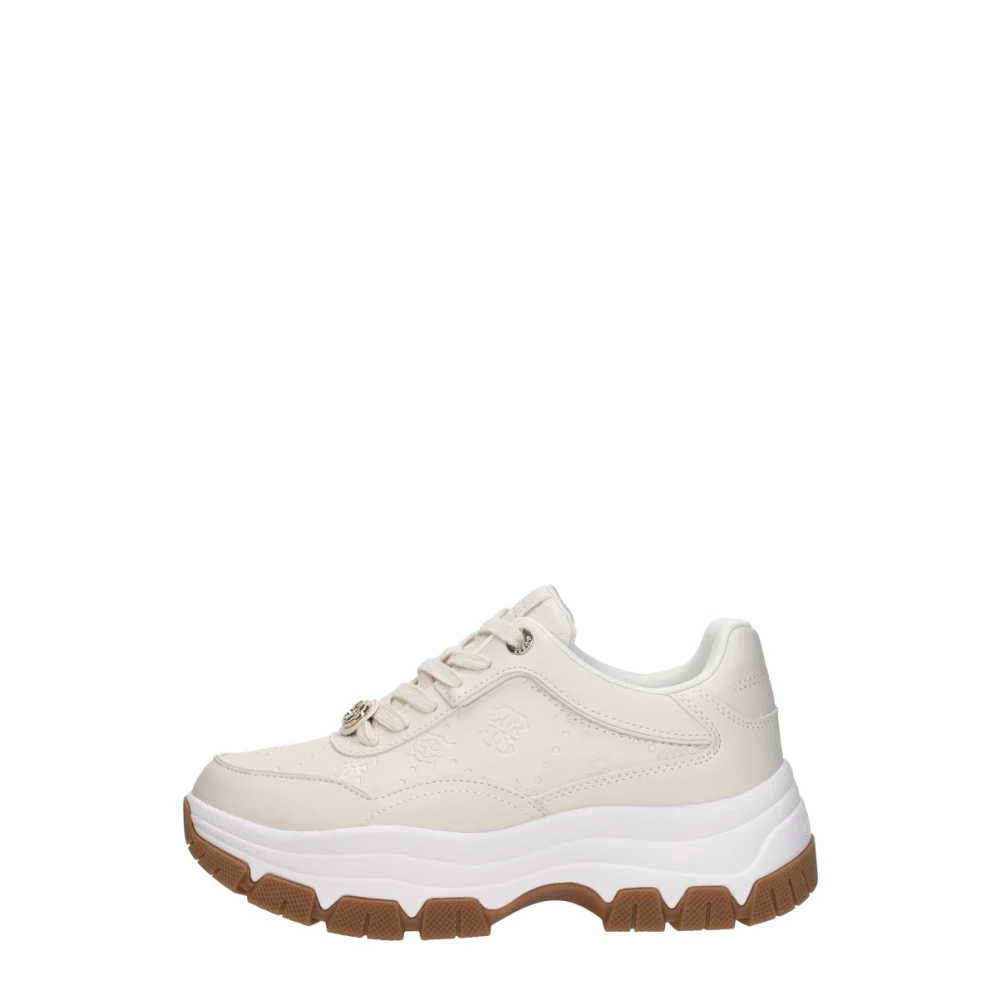 Guess - Slip-On Sportliche Schnür-Sneakers - Shoes - Damen - Weiß - 38 Eu - Bild 8