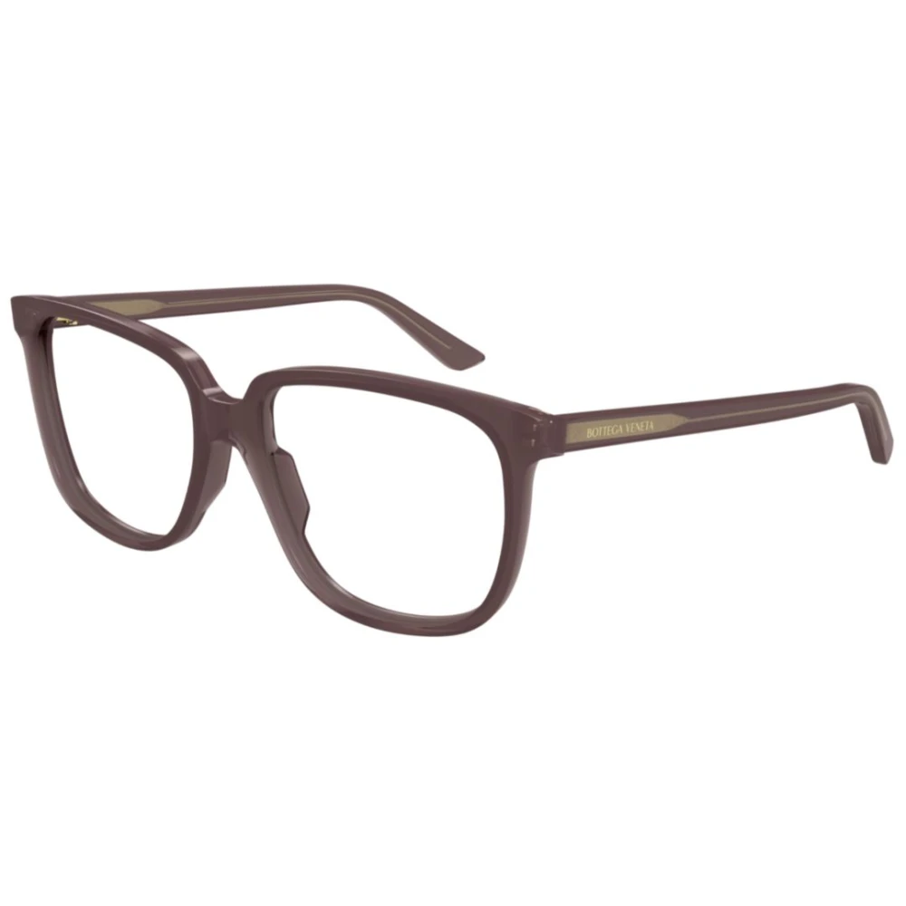 Bottega Veneta Unisex Brown Glasses, 56 Mm, Rectangular Optical Frame