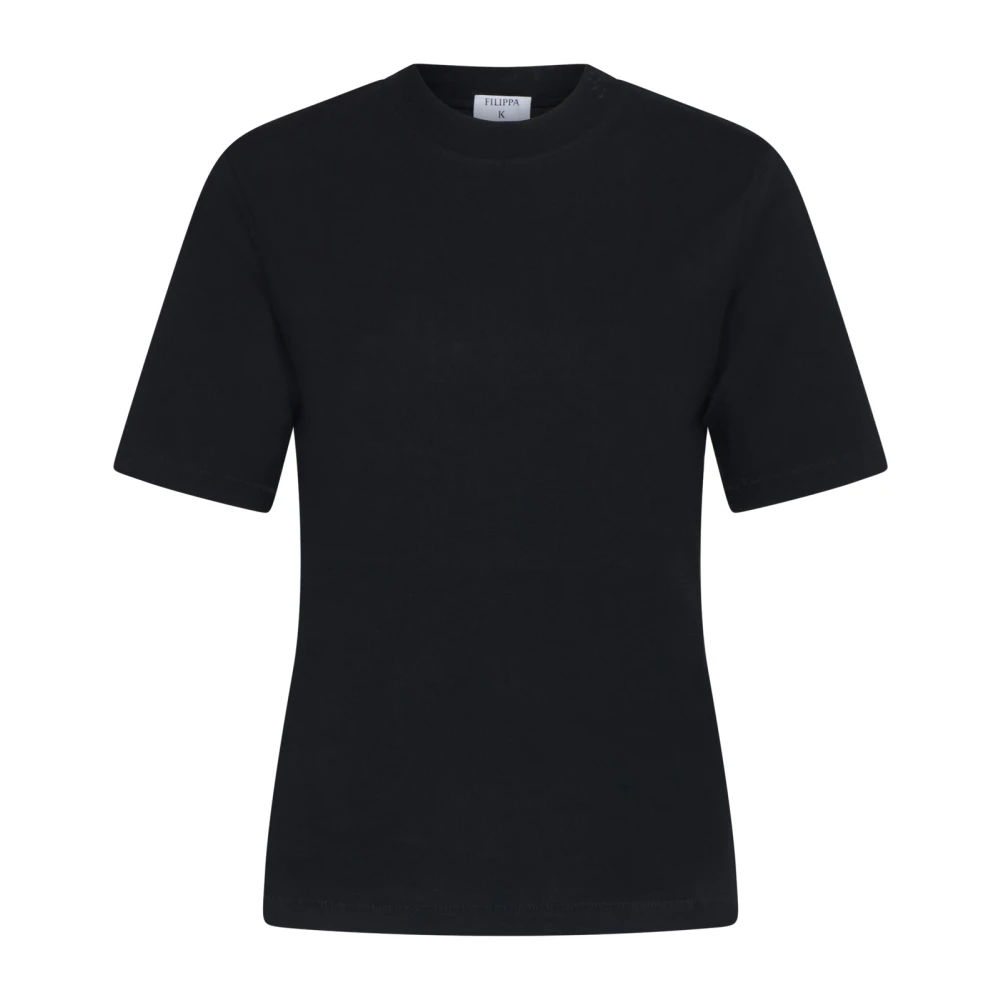 Filippa K Zwarte T-shirts en Polos Black Dames